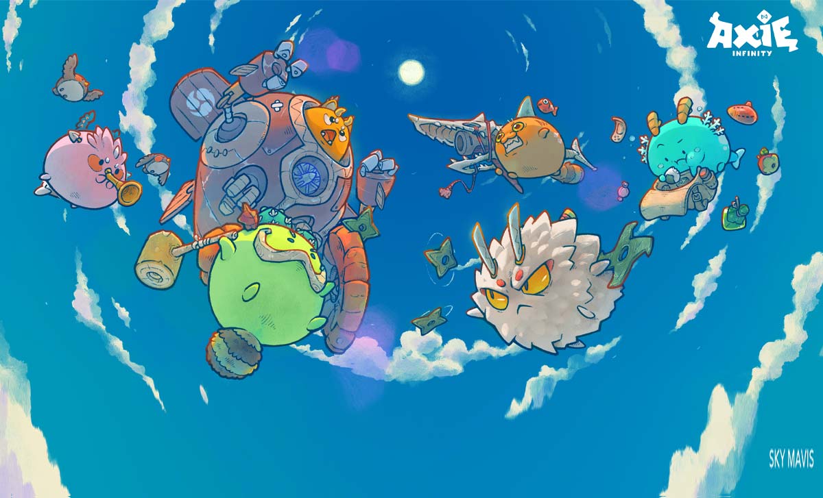 Axie Infinity is a game about collecting, raising and battling cute fantasy creatures called Axie.