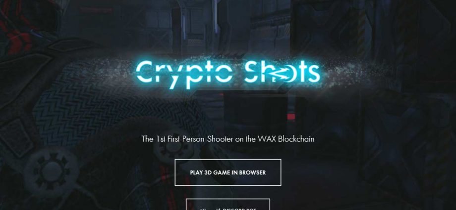 Crypto Shots NFT | $BOOM token | Blockchain Gaming | Browser 3D game| Play-to-earn | WAX