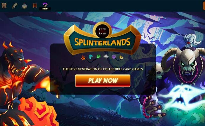 Splinterlands is a play-to-earn trading card game that plays in a browser.