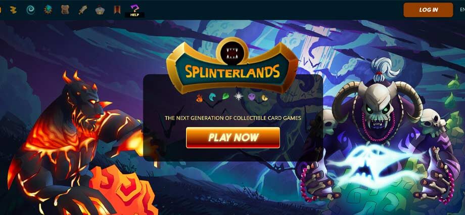 Splinterlands is a play-to-earn trading card game that plays in a browser.